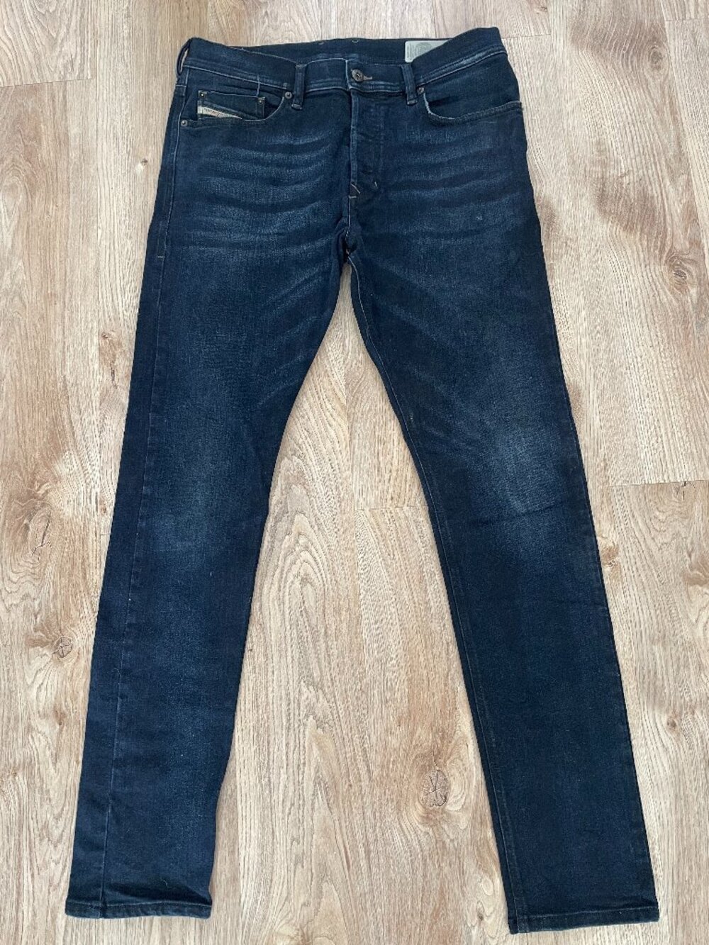 Diesel Tepphar Jeans Men's 32x32 Slim Carrot Stretch Dark Wash
